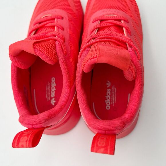 Adidas Originals Multix GX2226 Unisex Toddler Shoes Neon Orange Pink Size 9 K - Picture 8 of 11